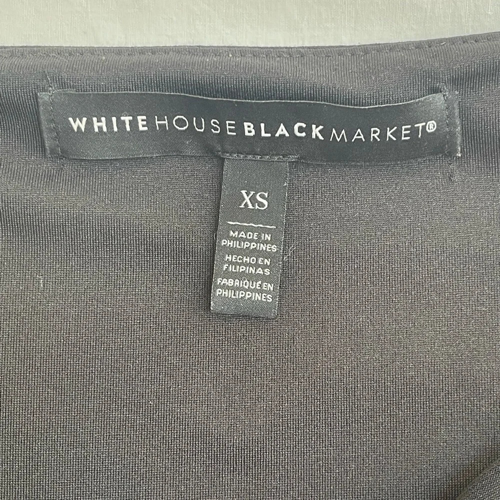White‎ House Black Market Black Top With Sparkles - Picture 14 of 14